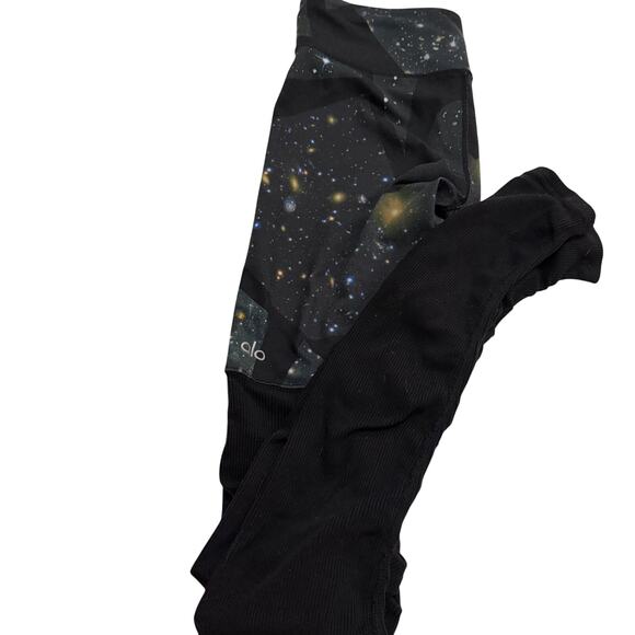 Alo leggings celestial top w stretchy lower part sz XS yoga fitted activewear - Picture 14 of 16